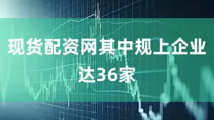 现货配资网其中规上企业达36家